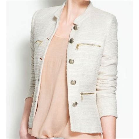 chanel style boucle jacket zara|boucle jacket outfits.